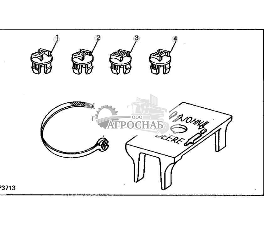 КОМПЛЕКТ МАРКИРОВОЧНЫХ БИРОК ШЛАНГОВ 